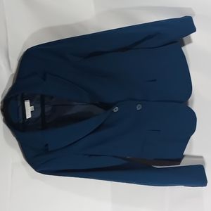 New York & Company teal blazer size 14